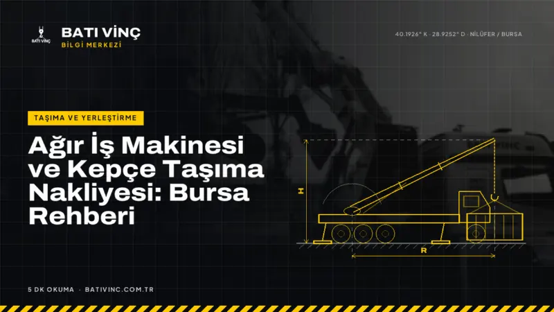 Batı Vinç Bilgi Merkezi kapak görseli: Ağır İş Makinesi ve Kepçe Taşıma Nakliyesi: Bursa Rehberi